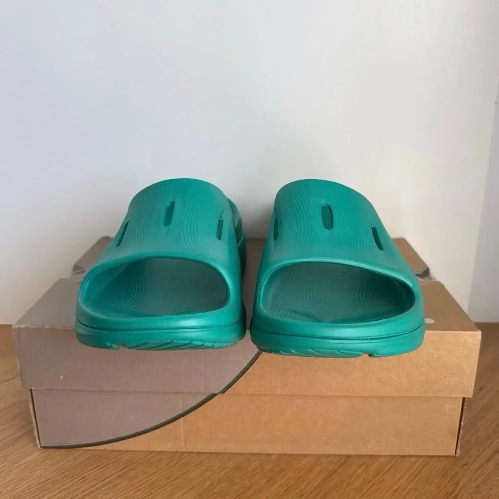 HOKA ONE ONE Ora ‘Green’ Recovery Slip On Sandals Unisex - SZ M 9- W 11